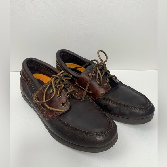 Timberland Men’s Boat Leather Boat Shoes- Sz 10.5 - Picture 1 of 7